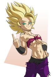 1girls aaronkasai caulifla dragon_ball dragon_ball_super dragon_ball_z female solo solo_female tagme