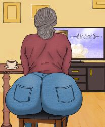 ass_focus candid commission commissions_open degenerarte fat_ass female gilf granny jeans jiggly_ass mexican mexican_female oc original original_artwork original_character page_3 phat_ass phone phone_camera phone_view photoshop pov pov_ass thick_ass voyeur_pov voyeurism