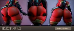 3d 3d_(artwork) 3girls ass ass_bigger_than_head ass_focus ass_grab ass_up back_view backboob behind_view big_ass big_breasts breasts crypti1d female female_focus female_only fempyro gameplay_mechanics gloves hi_res highres rule_63 simple_background spread_legs standing team_fortress_2 text tf2 thick_thighs thighhighs thighs