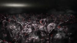 3d_(artwork) alien alien_humanoid animal_humanoid anthro ass big_breasts big_butt black_background breast_smother breasts caption captured crawling crowd crowded death_by_snu_snu digital_media_(artwork) dog_pile dominant dominant_female female french_kissing gangbang group group_sex halo halo_(series) hi_res human humanoid kissing larger_female licking male male/female male_human mammal microsoft mildmeat moan orgy orgy_landscape pile raised_arm reaching_out reaching_up reverse_gangbang sangheili scalie scalie_humanoid sex sharp_teeth simple_background size_difference smaller_male smothering submissive submissive_male teeth thick_thighs tongue tongue_fetish tongue_out trapped trapped_in_butt whimper xbox_game_studios