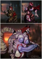 adepta_sororitas animal_genitalia animal_penis anthro areola armor big_breasts big_penis breasts canid canine canine_genitalia canine_penis corruption genitals glowing glowing_eyes gynomorph hair hi_res horn huge_cock human hyper hyper_genitalia hyper_penis imperium_of_man intersex mammal mythological_canine mythological_creature mythology nipples penis pink_eyes red_hair sister_of_battle solo tongue tongue_out transformation warhammer_(franchise) warhammer_40k were werecanid werecanine werewolf xensilver