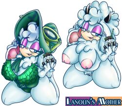 anthro big_breasts blue_eyes bovid breasts caprine female genitals idw_publishing lanolin's_mother_(sonic) mammal mature_female nipples pussy sega sheep slightly_chubby solo sonic_(series) sonic_the_hedgehog_(comics) sonic_the_hedgehog_(idw) sonic_the_hedgehog_(series) third-party_edit wastedtimeee