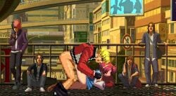 1boy 1girls anal anal_sex athena_asamiya doggy_style fatal_fury garou:_mark_of_the_wolves idol king_of_fighters m.u.g.e.n mugenspriteslover psycho_soldier rock_howard snk