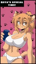 big_breasts breasts cleavage female furry goya_(lucyfercomic) huge_breasts kato777 lucyfercomic original tagme thick_thighs wide_hips