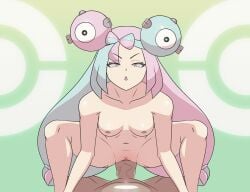 1girls absurd_res animated ass blue_hair breasts female female_only gym_leader iono_(pokemon) long_hair looking_at_viewer narrowed_eyes nekiostar nintendo nipples nude nude_female pink_hair pokemon pokemon_sv solo very_long_hair viewed_from_below wide_sleeves yellow_eyes