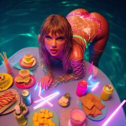 ai_generated dall-e3 dinner_table legs_in_water nsfw taylor_swift