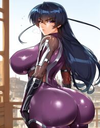 ai_generated ai_hands asagi_igawa ass ass_focus big_ass big_breasts big_thighs bodysuit breasts breasts_bigger_than_head gigantic_breasts girl hi_res high_resolution highres hollowbeak huge_ass huge_breasts igawa_asagi ninja nsfw tagme taimanin_(series) taimanin_asagi taimanin_asagi_battle_arena thick_ass thick_thighs thighs thighs_together tight_clothes tight_clothing tight_fit