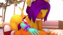 1boy 1girls 3d animated blowjob bracelets cowgirl_position crushingdayy cum cum_in_pussy eyes_rolling_back fur furry melody_prower mp4 no_sound outdoors purple_hair sonic_(series) sonic_the_hedgehog_(archie) sonic_the_hedgehog_(series) tagme tails tails_the_fox vaginal_penetration video