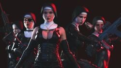 3d 5girls agnija_radoncic ass assassin big_ass big_breasts breasts bust busty curvaceous curvy curvy_figure dijana_radoncic female female_focus heather_mccarthy hips hitman hitman_absolution hourglass_figure huge_ass huge_breasts jennifer_anne_paxton large_ass large_breasts legs light-skinned_female light_skin marie_garnier mature mature_female multiple_girls sisters slim_waist the_saints_(hitman_absolution) thick thick_hips thick_legs thick_thighs thighs top_heavy twins voluptuous waist wide_hips word2