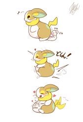 anal anal_vore canid canine generation_8_pokemon hi_res mammal nintendo pokemon pokemon_(species) takisan_oekaki vore yamper