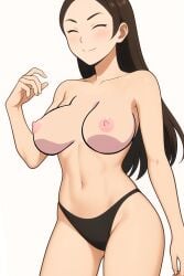 1girls big_breasts breasts breasts closed_eyes female female_focus female_only girl long_hair no_sex nude_female only_female panties uncensored underwear underwear_only