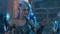 baldur's_gate_3 beautiful beautiful_smile elf female sexy sexy_smile