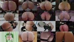 3d animated ass big_ass edit kishi leotard longer_than_30_seconds nier:_automata no_sound pawg shorter_than_one_minute split_screen tagme twerking video white_hair yorha_2b