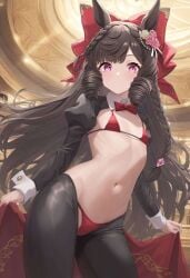 1girls ai_generated animal_ears anthropomorphization artist_request daiichi_ruby_(umamusume) eyes female hair legs skin tagme umamusume umamusume_pretty_derby young