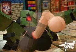 1boy 1girls 3d assaultron assaultron_(fallout) big_breasts big_cock big_penis breasts computer electronics fallout female human interspecies kleo_(fallout) male mating_press mine-imator minecraft pale_skin penis public public_nudity public_sex robot robot_girl robot_humanoid size_difference straight tagme tyiscrazy vault_suit video_games