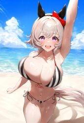 1girls ai_generated animal_ears anthropomorphization artist_request bolt_on_tits breast_implants curren_chan_(umamusume) enhanced_breasts eyes fake_breasts female hair legs silicone silicone_implants skin tagme umamusume umamusume_pretty_derby young