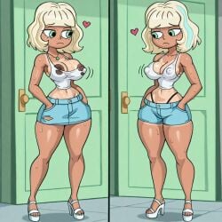 ai_generated big_ass big_breasts breasts erect_nipples female jackie_lynn_thomas nipples seagege seductive stable_diffusion star_vs_the_forces_of_evil tagme