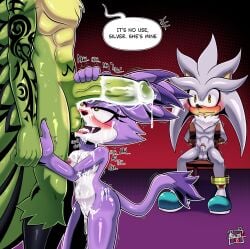 ahe_gao ahegao_face big_penis bird blaze_the_cat bloated_stomach blush breasts breasts_out bullying cheating cheating_wife cuckold cum cum_drip cum_in_mouth cum_in_pussy cum_on_body cum_on_breasts cum_on_face dialogue erect_penis erection furry furry_balls furry_male green_hair heart_eyes netorare onomatopoeia orgasm orgasm_face procyon't procyonsfw_star silver_the_hedgehog sitting small_penis sonic_(series) sonic_the_hedgehog_(series) stomach_bulge stomach_inflation tattoo tattoos text_bubble tied_arms tied_hands tongue tongue_out tongue_out_blowjob vector_the_crocodile violet_hair voyeur white_hair