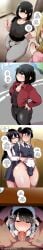 2boys 2girls :>= ai_assisted ai_generated ass balls begging behind_another between_legs black_eyes black_hair black_panties black_shirt blonde_hair blowjob blowjob_face blowjob_under_table blush bulge bulge_through_clothing child_bearing_hips comic comic_strip english_text erection_under_clothes femboy feminine_male flirting grey_sweatpants hands_on_another's_waist hands_on_hips hands_together high_heels high_resolution highres jacket kneeling_oral_position long_hair looking_at_another looking_at_viewer looking_up maid maid_headdress maid_uniform medium_hair muscular nervous nipple_outline nipples oral oral_sex original original_artwork original_character otoko_no_ko out_of_frame penis pink_eyes pov red_jacket room saliva scarabb self_upload shaking shiny_skin sissy smile smug street sweat sweatdrop sweatpants text thick_thighs thighs thumbs_up tomgirl trap under_the_table waist_grab watermark wide_hips
