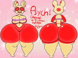 ass breasts crossed_arms female huge_breasts hyper_ass psych_(psychda) psychda reference_image reference_sheet shortstack spinda thick_thighs