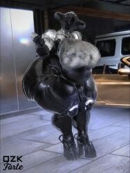 bbw big_ass big_breasts breasts bubble_butt cleavage huge_ass huge_breasts mag_(warframe) overweight qzk_forte tagme thick_thighs warframe wide_hips