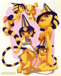 ankha from animal crossing by mawbot