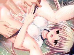 blush censored choco_chip cum cum_inside emily_winslet game_cg open_mouth osananajimi_to_ama~ku_ecchi_ni_sugosu_houhou sex shower vaginal_penetration vaginal_penetration wet wet_clothes