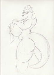 anthro big_breasts charlene_sinclair dinosaur dinosaurs_(series) female large_breasts tagme