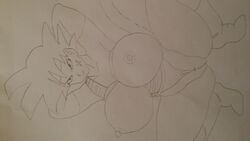 bardock dragon_ball dragon_ball_z drawing female rule_63 saiyan