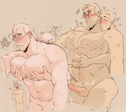 age_difference bara bara_tits big_pecs blush boner chest_hair cum dilf dirty_talk erection gay glasses grabbing_belly grabbing_from_behind grabbing_pecs hazylulu huge_pecs large_pectorals manboobs medic_(team_fortress_2) muscular muscular_male nude older_male pubic_hair scout_(team_fortress_2) sex_from_behind shower_sex size_difference smaller_penetrating_bigger spy_(team_fortress_2) standing_sex strongfat submissive_male submissive_medic sweat team_fortress_2 yaoi younger_penetrating_older