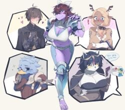 2022 accessory anthro antlers armor arthur_(fire_emblem_fates) arthur_(fire_emblem_fates)_(cosplay) avian beak berdly big bikini bird blonde_hair blush body breasts byleth_(fire_emblem) byleth_(fire_emblem)_(cosplay) camel cape catti_(deltarune) charlotte_(fire_emblem) charlotte_(fire_emblem)_(cosplay) claws cleavage clothed clothing cosplay crossover deer deltarune domestic_cat eyes eyewear feet felid feline felis female finger fingers fire_emblem fire_emblem:_three_houses fire_emblem_awakening fire_emblem_fates flip footwear freckles glasses group hair heart hi_res horn human jockington_(deltarune) kris_(deltarune) male mammal mercedes_von_martritz mercedes_von_martritz_(cosplay) midriff new_world_deer noelle_holiday obstructed one over purple reindeer reptile ribbon ribbons sandals scalie shoes skimpy snake sparkles ss_komu susie_(deltarune) symbol tharja_(fire_emblem) tharja_(fire_emblem)_(cosplay) toe toes unconvincing undertale undertale_(series)