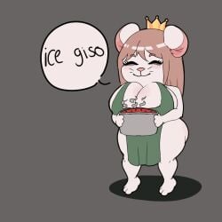 animated apron apron_only big_ass big_breasts bimbo bimbofication cukizilla cukizilla_(pd) cukizilla_(ratona) deaththevilxd female furry_female kato perfectos_desconocidos shortstack youtube youtube_hispanic