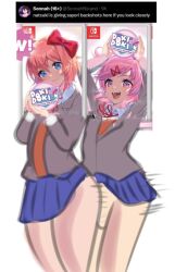 natsuki (doki doki literature club) from doki doki literature club by morbite