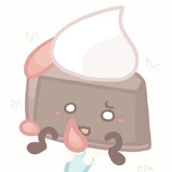 2boys anal_sex anonymous_male battle_for_dream_island bfdi blush cake_(bfdi) cum cute_face gay_sex hearts_around_body ibispaintx jacknjellify legs_spread non-human object_shows osc simple_background simple_shading tentacle watermark white_background