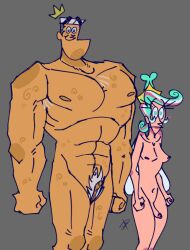 abs breasts cuntboy dickgirl female grey_background greyscale jorgen_von_strangle kappi0 loaltoff male male/female muscular muscular_male naked nude penis pussy self_upload simple_background standing tagme tdick the_fairly_oddparents tooth_fairy trans trans_man trans_woman transgender