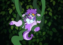 animated anthro breasts buggy_(synthet1c) expressions female hi_res hooves kobold loop markings penetration plant pussy restrained scalie solo striped_markings striped_tail stripes synthet1c tail tail_markings tentacle tentacle_around_leg vaginal_penetration vine_tentacles vines wrapped_around_arm