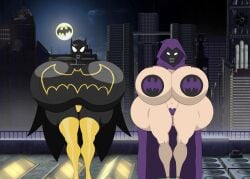 batgirl batgirl_(cassandra_cain) bimbo cassandra_cain dc dc_comics edit hyper hyper_ass hyper_breasts hyper_lips spoiler_(dc) stephanie_brown tagme turboranger