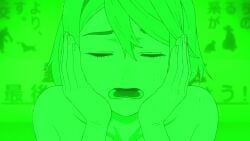 1boy 2girls animated ayase_momo blush breasts choker covering_eyes dandadan earrings erect_nipples holding_another nipples nude nude_female nude_male peppymcfalco_(editor) shiratori_aira_(dandadan) short_hair swimming tagme takakura_ken_(okarun) thick_eyebrows third-party_edit topless topless_female video water wet