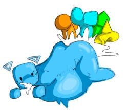 anal circle_(jsab) cube_(jsab) hyper inflation ivy_arts jsab just_shapes_and_beats multiple_penetration orgy overflowing_cum penetration pentagon_(jsab) sad_cube shapes small_but_hung stomach_bulge triangle_(jsab)