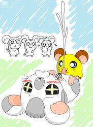 2boys 3girls blush cappy_(hamtaro) cum hamtaro_(series) handjob latiken oxnard pashmina_(hamtaro) penelope_(hamtaro) sandy_(hamtaro)