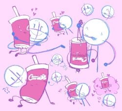 animate_inanimate animatic_(animatic_battle) animatic_battle canes_cup_(ab) clockstops3am conditional_dnp cunnilingus duo heart_symbol labbit1337 licking living_ball living_beverage not_furry object_shows oral question_mark sex tongue vaginal_penetration