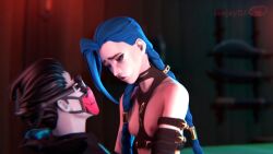 1boy 1boy1girl 1girl1boy 1girls 3d 3d_animation accurate_art_style animated arcane arcane_jinx blue_hair breasts breasts_out cowgirl_position female female_on_top female_penetrated jinx_(league_of_legends) league_of_legends nipples no_sound official_style penetration riding riding_penis seejaydj sex skinny small_breasts sound_request tagme tits_out video