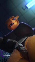 1girl 3d animated animation anthro anthro_on_human bathroom big_breasts charizard cum cumshot dominant_female furry nightclub pokemon pokemon_(species) ruinernsfw steam sweat sweatdrop sweating tagme thigh_job thigh_sex thighs thong video video_games yiff