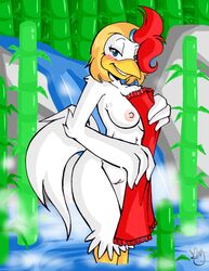 anthro avian bird breasts eto_rangers female hen pussy tart