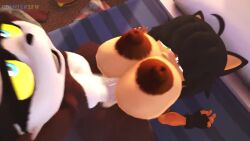 3d 3d_animation animated black_hair countersfm hair_over_eyes hands-free huge_breasts kgf_kiko large_breasts lecheryamoreva mobian_(species) opennsfwsp paizuri sonic_(series) sonic_the_hedgehog_(series) sound tagme video