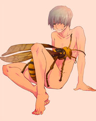 anal anal_sex arthropod artist_request bee gay human insects interspecies male mentsuyu_(artist) penetration