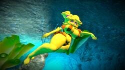 3d big_breasts chica_(cally3d) chica_(fnaf) chiku five_nights_at_freddy&#039;s fredina&#039;s_nightclub huge_breasts large_breasts underwater wide_hips