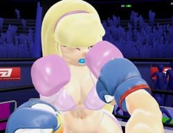 1boy 1girls 3d 3d_(artwork) aged_up arena big_breasts big_thighs bikini blocking blonde_hair blue_boxing_gloves blue_gloves boxing boxing_gloves boxing_match boxing_ring breasts dipper_pines disney female female_focus fight fighting fighting_ring gloves gravity_falls huge_breasts indoors josugomezofficialnew large_breasts light-skinned_female light-skinned_male light_skin long_hair male_pov mixed_boxing mouthpiece pacifica_northwest pink_bikini pink_boxing_gloves pink_gloves pov pov_boxing punch thick thick_thighs thighs vs wide_hips