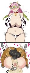 1animal 1boy 1girls 1horse 2koma animal_genitalia animal_penis anus arms_behind_back backsack big_breasts bikini blush braided_hair breasts buttplug buttplug_tail cleavage cow_bikini cow_ears cow_girl cow_horns cow_print cowbell cum cum_in_pussy cum_inside cum_overflow curvy demon_slayer edit edited embarrassed equine female female_only feral feral_on_female feral_on_human feral_penetrating forced girlsay green_eyes horse horsecock hourglass_figure huge_breasts instant_loss_2koma kanroji_mitsuri kimetsu_no_yaiba looking_away mating_press mole_under_eye momiji_(artist) penis_in_pussy pink_hair plug_(sex_toy) pussy simple_background slutty_outfit smile solo tagme tail_plug testicles text third-party_edit two_tone_hair venus_body voluptuous wide_hips zoophilia