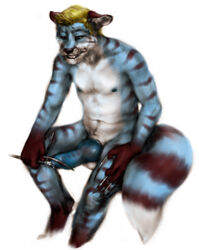 anakuro anthro anthro_urethral_insertion biting_lip blonde_hair blue canine canine_penis claws commission cum feline fox fur furry hair hybrid knot long_claws longblueclaw male_urethral_insertion nipples penetration penis red sex_toy sketch sounding stripes tiger urethral urethral_insertion urethral_penetration what whiskers